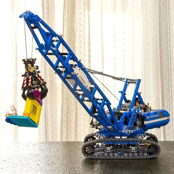 Конструктор Lepinblocks 20010 Гусеничный кран Technic совместим с Лего 42042 LN