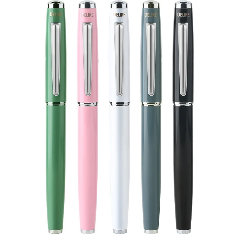 

Mojiang Metal Paint Fountain Pen Fresh Adult Student Calligraphy Fountain Pen Ink Fountain Pen Macaron Color Fountain Pen