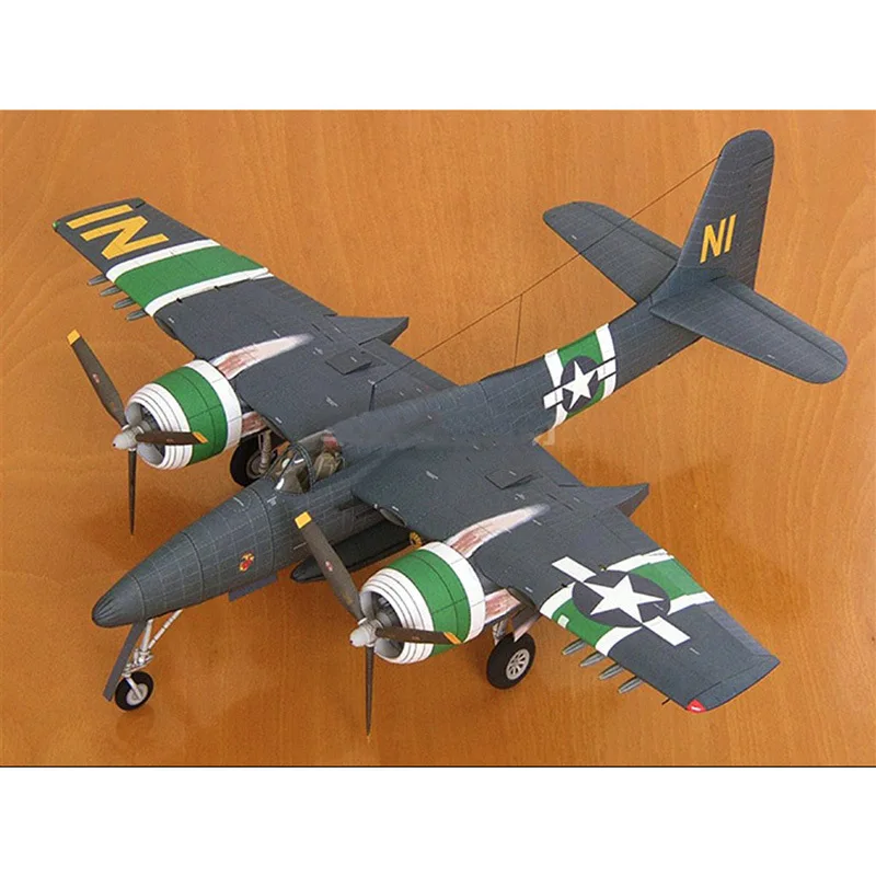 1:32 1:72 американская фотовспышка бомбардировщик 3D бумажная модель F117 Nighthawk