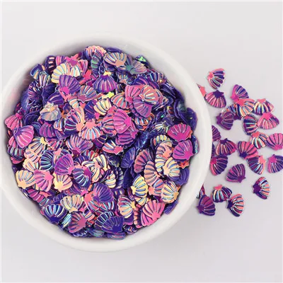 ab purple gold Раковина блёстки 6*8 мм блестки микс Lentejuelas Para Manualidades свободные ПВХ красочные блесток одежда аксессуары 10 г - Цвет: ab purple gold