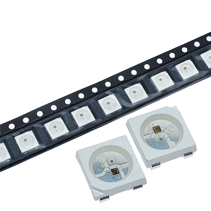 100 шт. WAVGAT WS2812B 4 контактный 5050 SMD WS2812 индивидуально адресуемый цифровой RGB