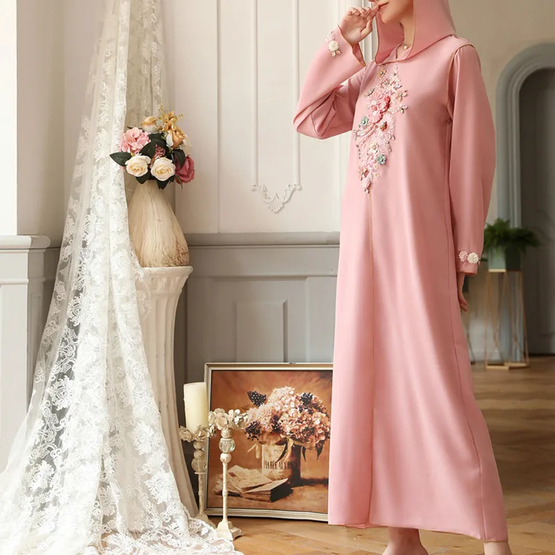

Eid Mubarak Abaya Dubai Turkey Hijab Muslim Dress Islamic Clothing Abayas For Women Robe Musulman Femme