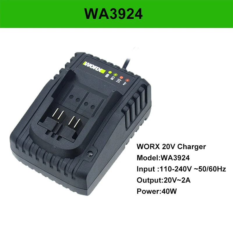 

Зарядное устройство Worx 20В WA3924/WA3927/WA3922