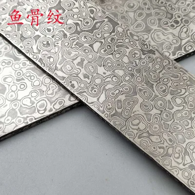 Spiral 250x35x4mm 5 видов, дамасская сталь, сделай сам, нож, материал для изготовления, роза, сэндвич, узор, стальное лезвие ножа, заготовка, была термической обработкой - Цвет: Spiral 250x35x4mm