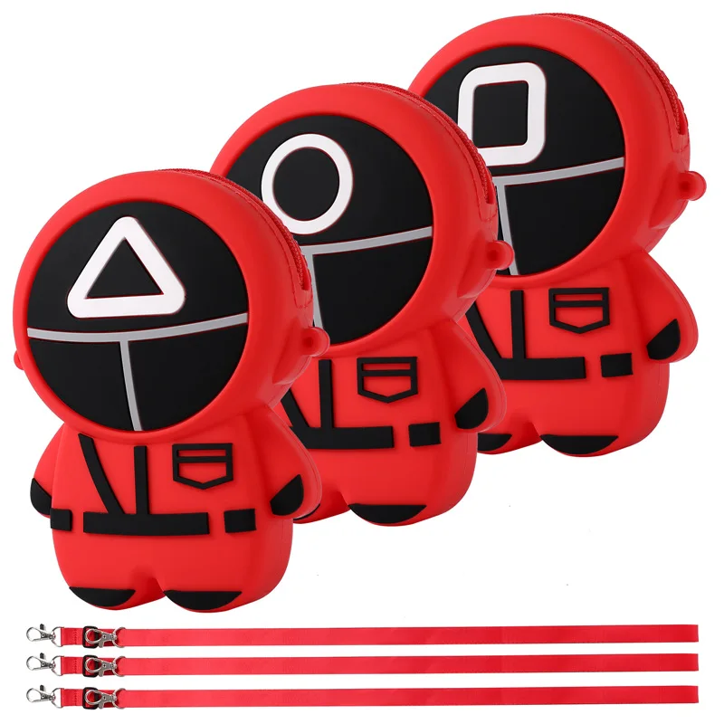

Pop It Squids Game Fidget Toys Push Bubbles Toy Coin Purse Wallet Ladies Bag Silica Simple Dimple Crossbody Bag Girls Xmas Gift