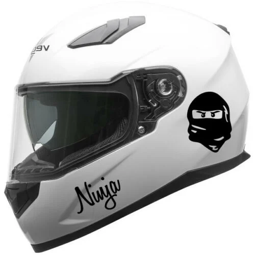 

Наклейки на шлем мотоциклетные съемные 4xpcs NINJA
