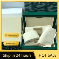 rolexables 11 best quality green watch original box papers card purse gift boxes handbag for 116660 116710 116520 116613 118239