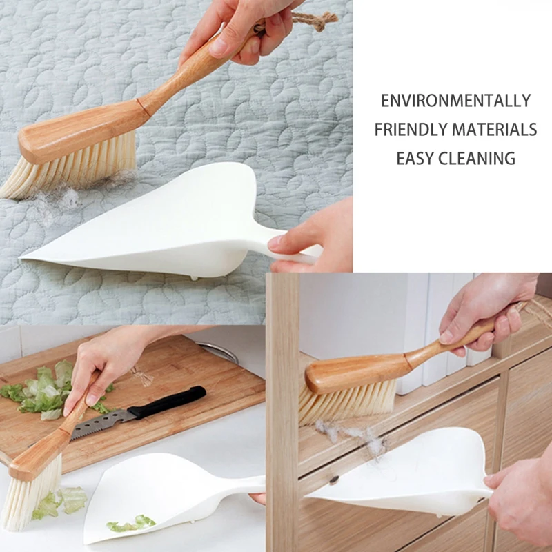 Комплект мини-метлы с бамбуковой ручкой комплект лопат Бытовая пластиковая