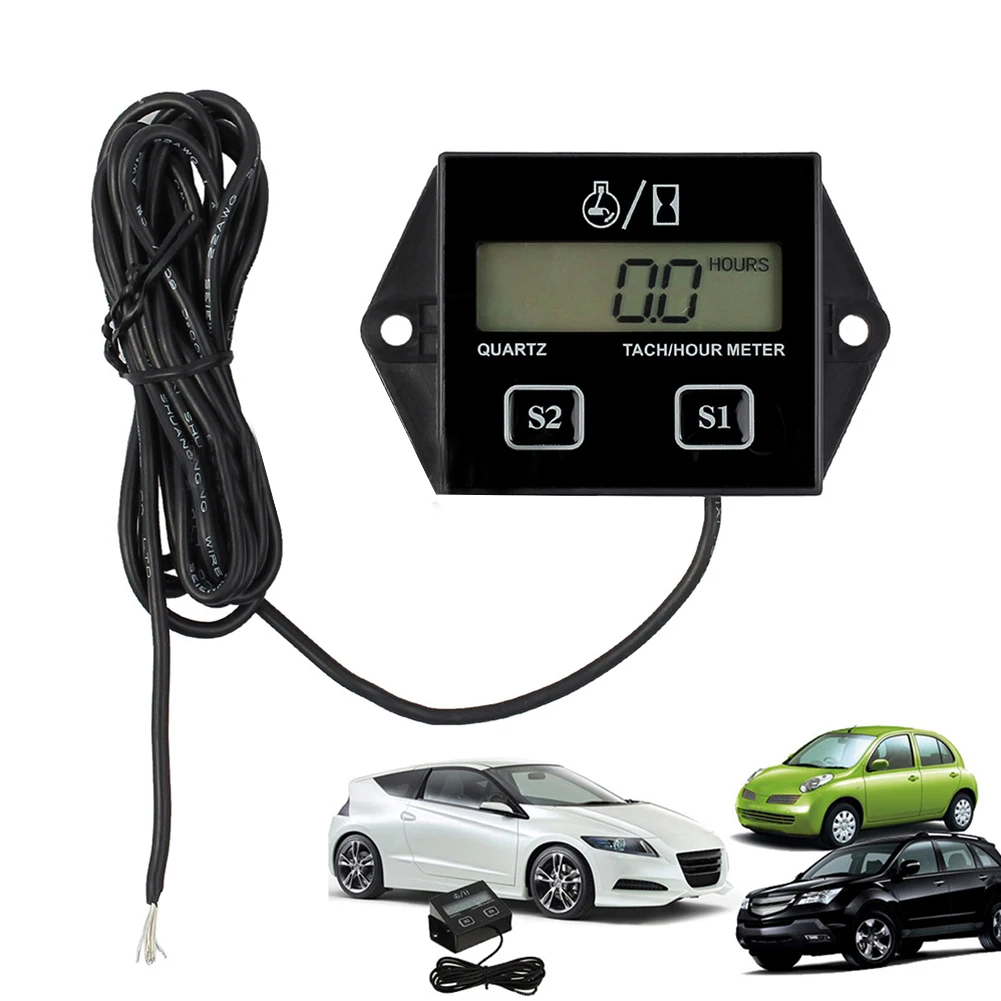 Цифровой тахометр с ЖК дисплеем для мотоциклов и гоночных