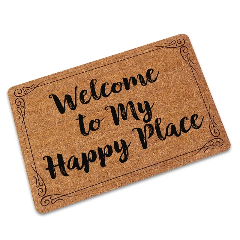 Индивидуальный приветственный коврик для входной двери коврики дома и улицы