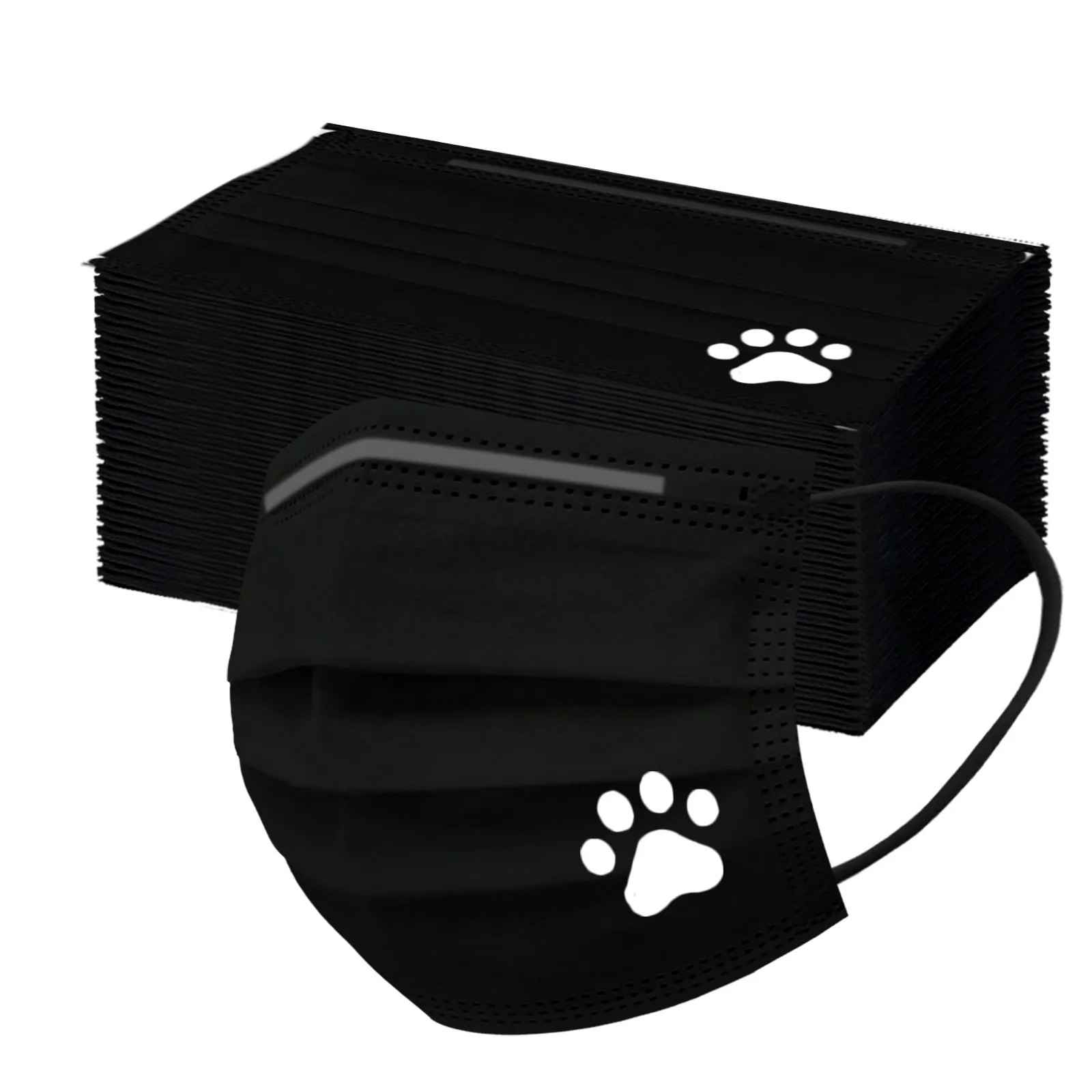 Маска для лица с принтом собаки 50 шт. | Аксессуары одежды
