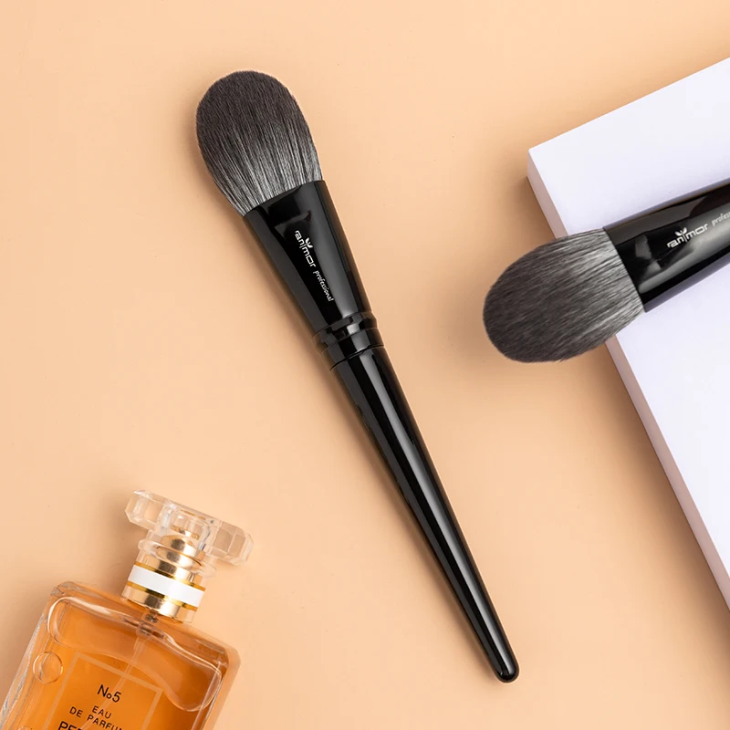 Anmor Румяна Кисть для макияжа Профессиональная основа под макияж деревянная ручка