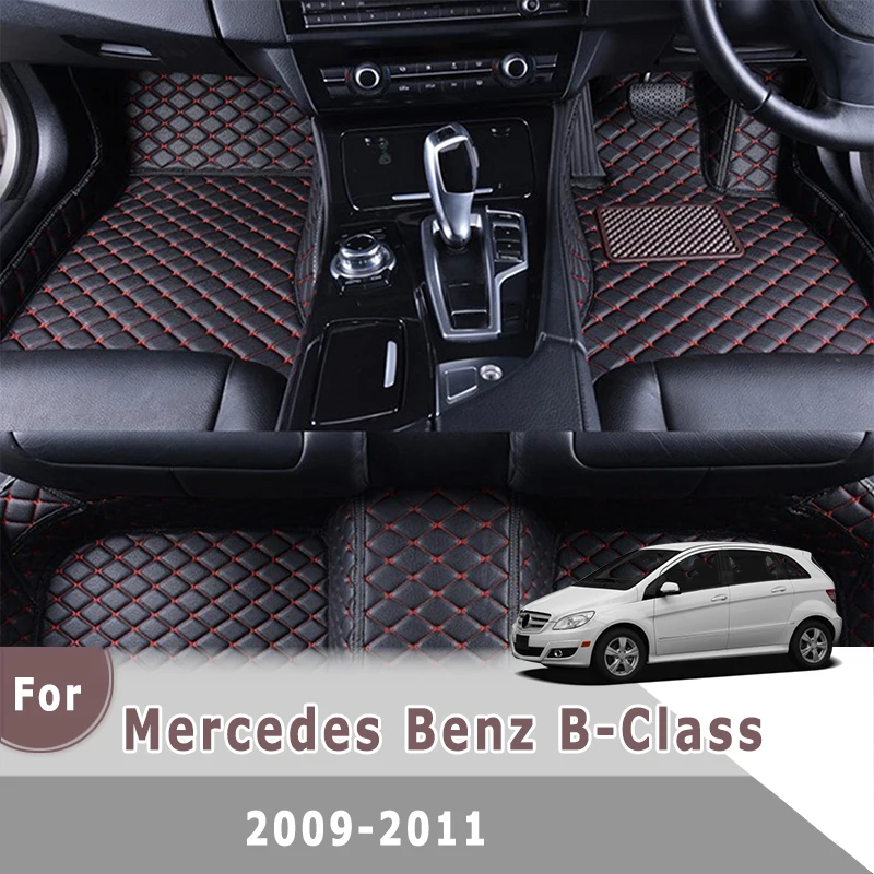 

Автомобильные коврики RHD для Mercedes Benz B-Class 2011 2010 2009, аксессуары для автостайлинга, защита автомобиля, водонепроницаемый коврик на заказ
