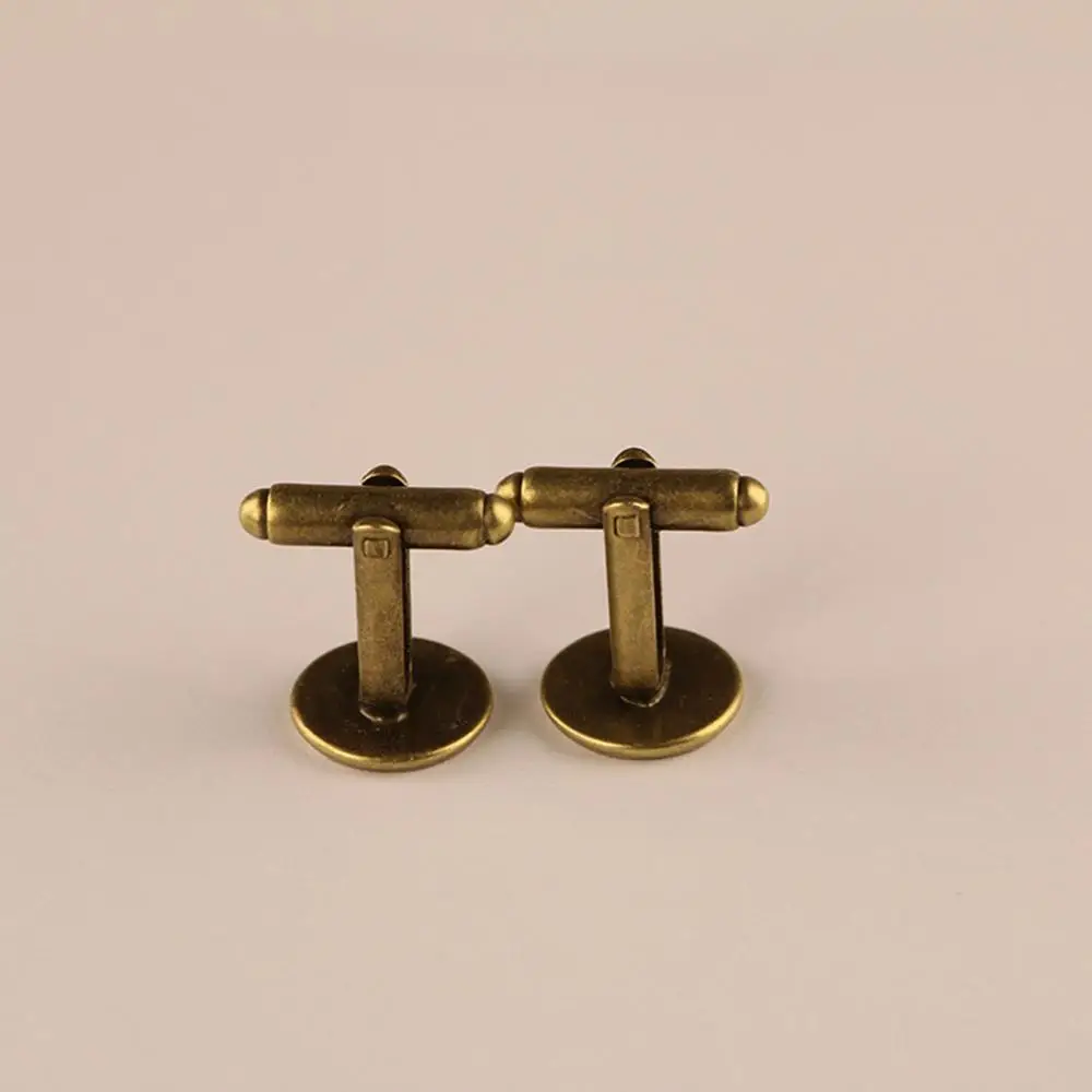 

Personalized Custom Photo Cufflinks Printed Text Picture Name Logo Glass Round Cuff Links Best Gift for Boyfriend Husband