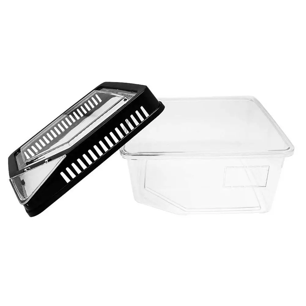 Прозрачная коробка для разведения инкубатор Террариум ящик рептилий амфибия