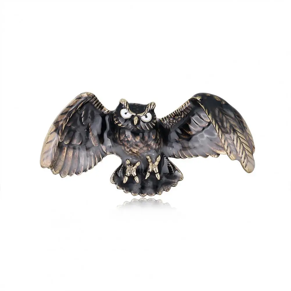 

Hot Sales!!! Fashion Women Vintage Flying Owl Shape Brooch Pin Jewelry Clothes Accessory Gift