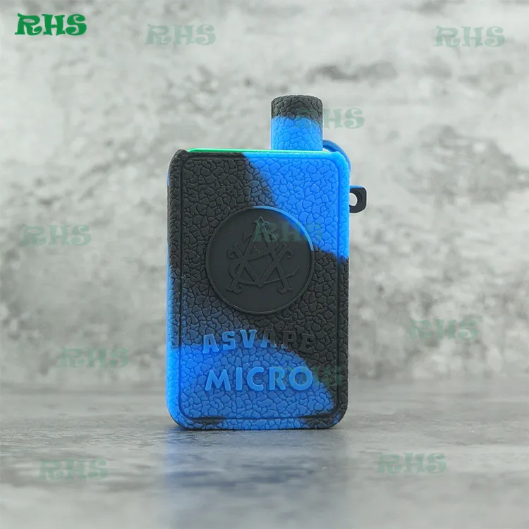 2 шт 2019 Новый ~ RHS Силиконовый чехол для ASVAPE MICRO Mod Kit 1100mAh 7 цветов на выбор