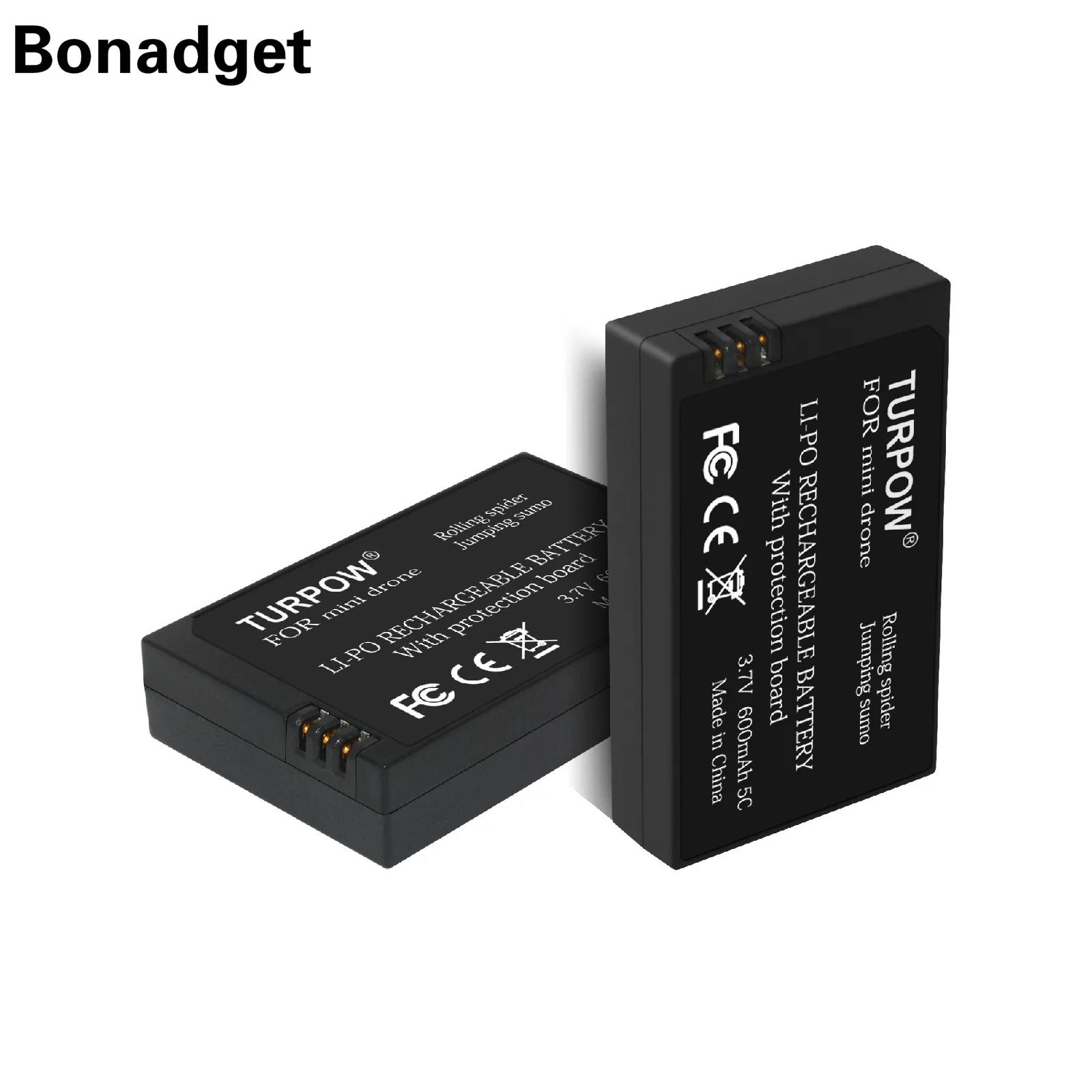 Bonadget 3 7 V 600mah Li po аккумулятор для мини дронов Parrot Rolling Spider Jumping Sumo Mini Drone