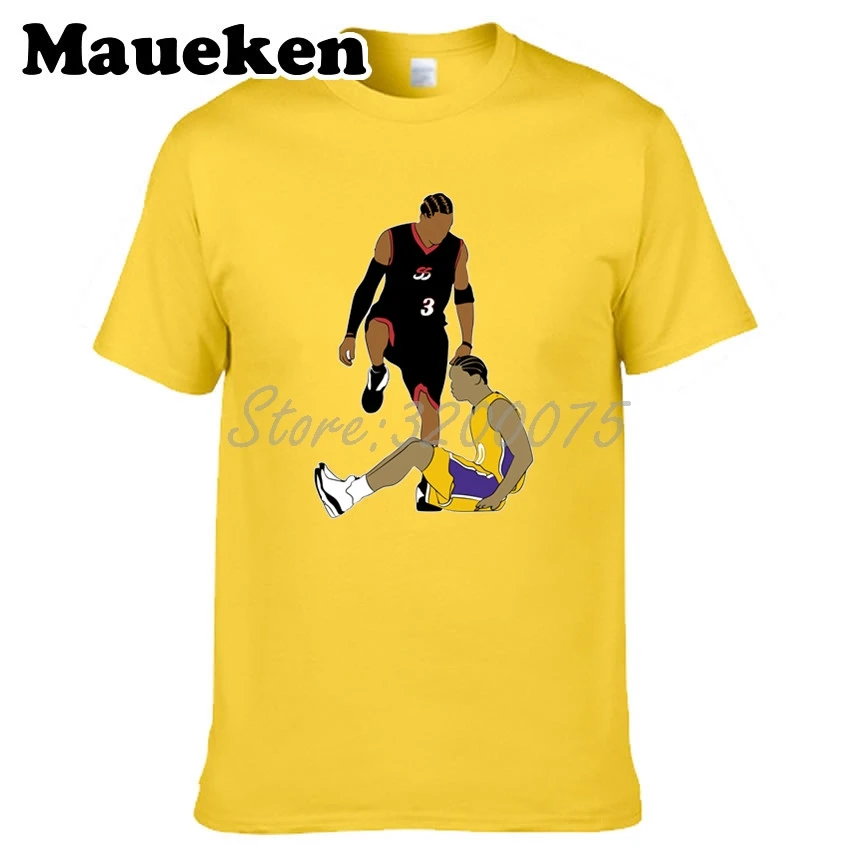 Мужская футболка с надписью The Answer Allen Iverson 3 Span Tyronn Lue круглым вырезом W19102315 | одежда