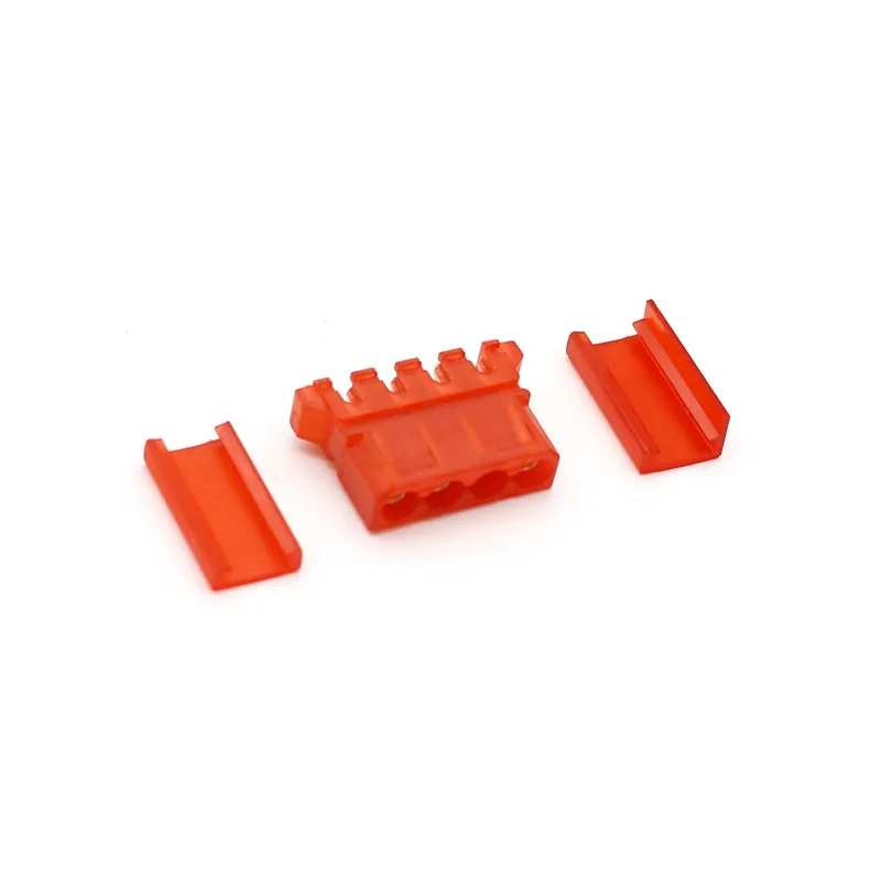Angitu 10pcs/lot Crimp Molex 4pin Power Connector with End Cap - Buy Now for Reliable Power Connection image 3