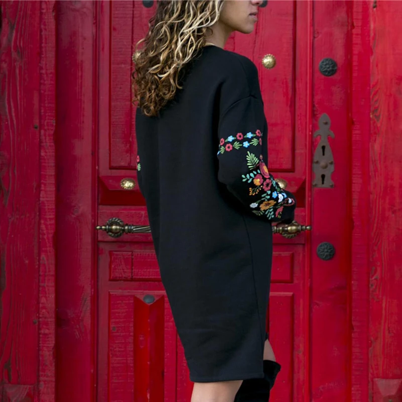 

New Fashion Solid Color Dress Casual O-Neck Loose Dresses Bow Elegant Beach Female Vestidos Plus Size