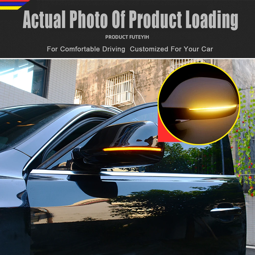 Светодиодный динамический поворотный сигнал мигающий указатель поворота на