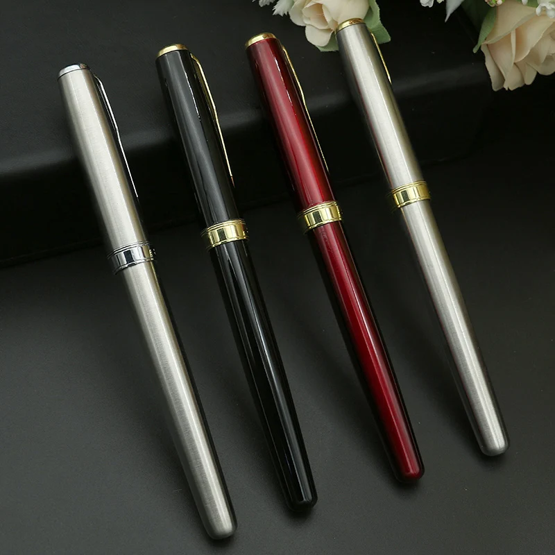 

Free Shipping School Supplies STOHOLEE Pen Stationery Sonnet Ballpoint Pen Gold Silver Kawaii Caneta Pens for Writing
