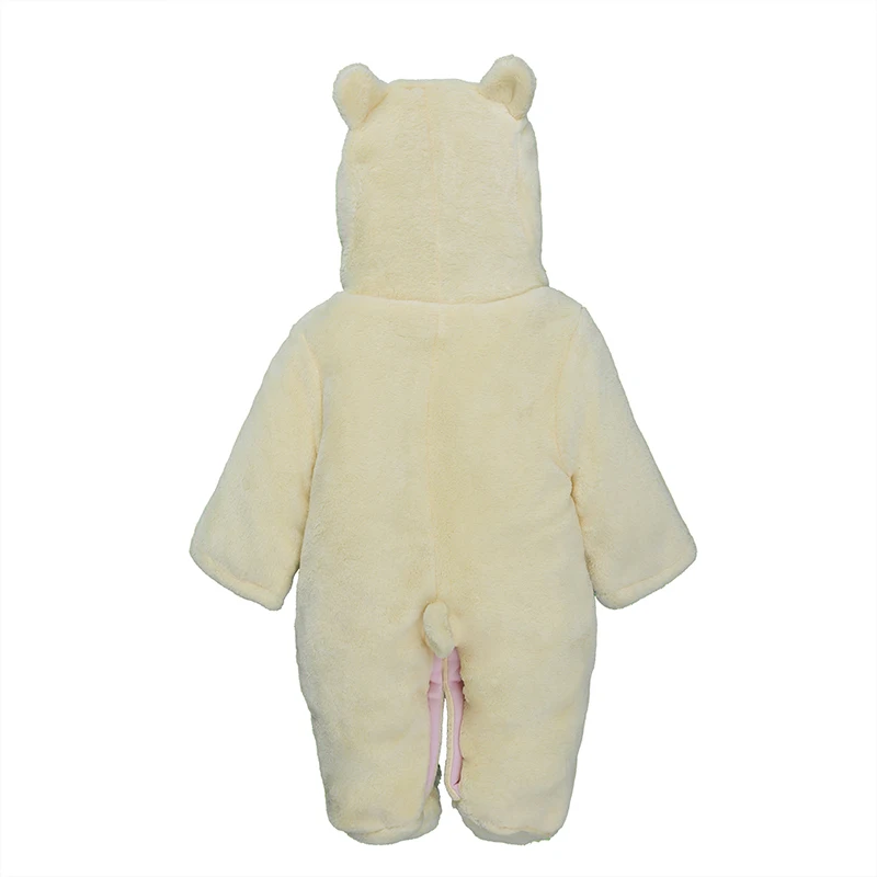 Зимний комбинезон для новорожденных детская одежда с капюшоном и героями