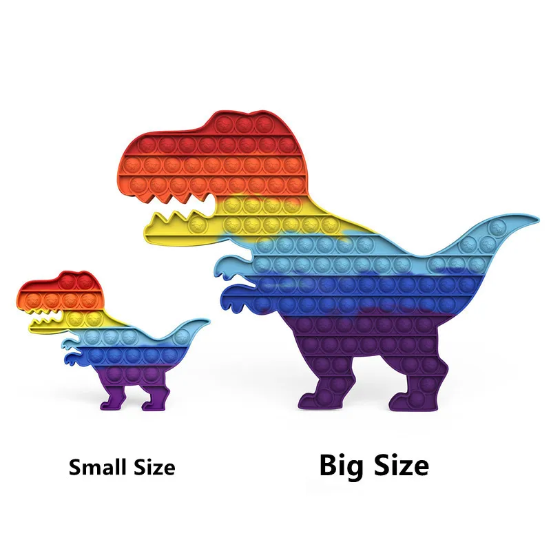 

Large Big Size Push Bubble Fidget Antistress Toys Adult Kids Dinosaur Pop Fidget Sensory Toy Autism Special Need Stress Reliever
