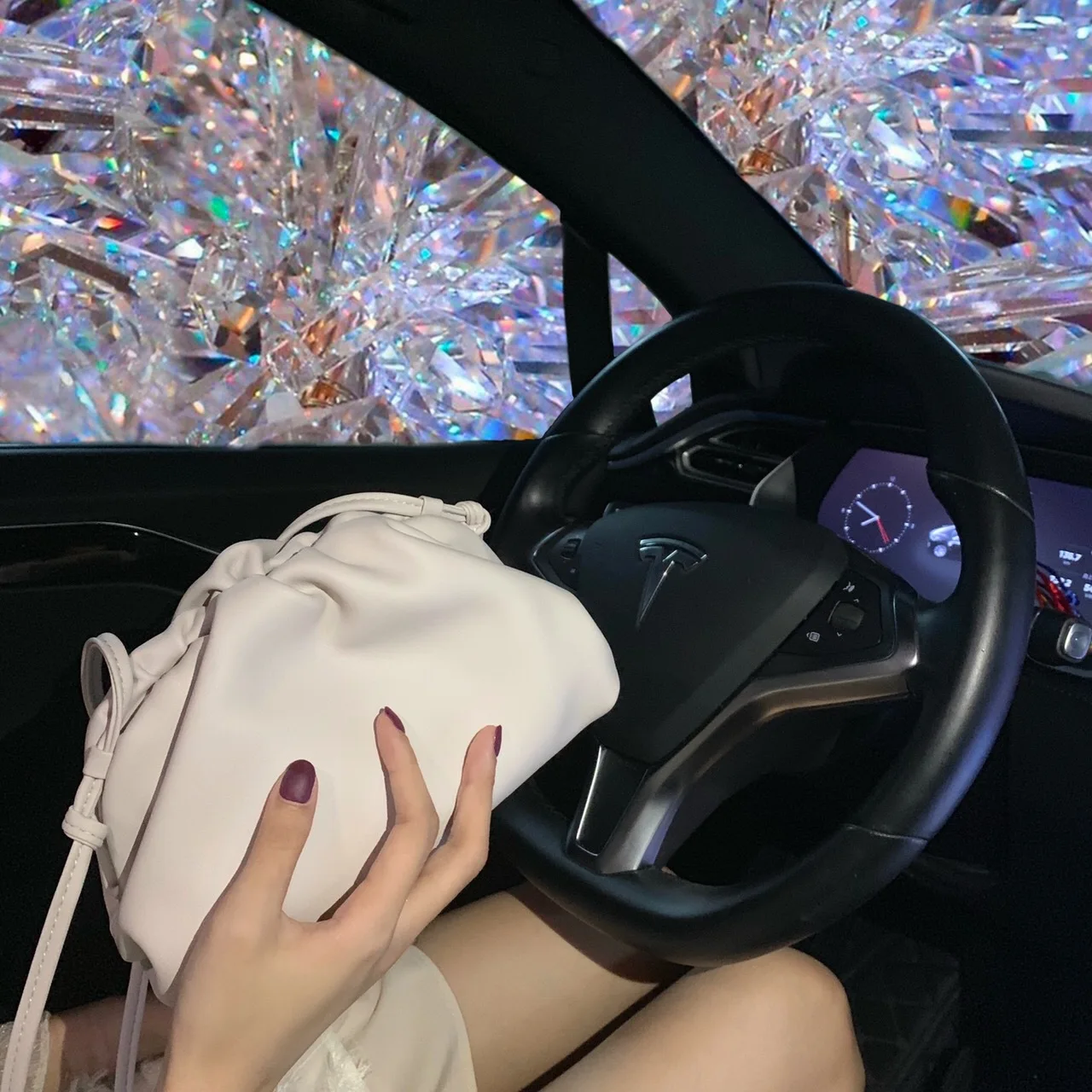 Женская сумочка,, мягкая Сумочка, модная, на одно плечо, облачная сумка, складная, ручная сумка, кожаная, женская сумка для пельменей