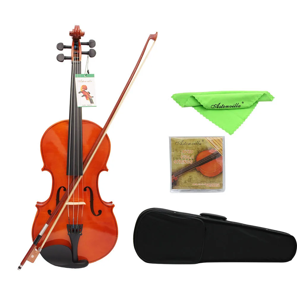 

High-quality 4/4 Full Size Viola Lightweight 16 Inch Solid Maple Viola with Case Bow Bridge Rosin and Strings