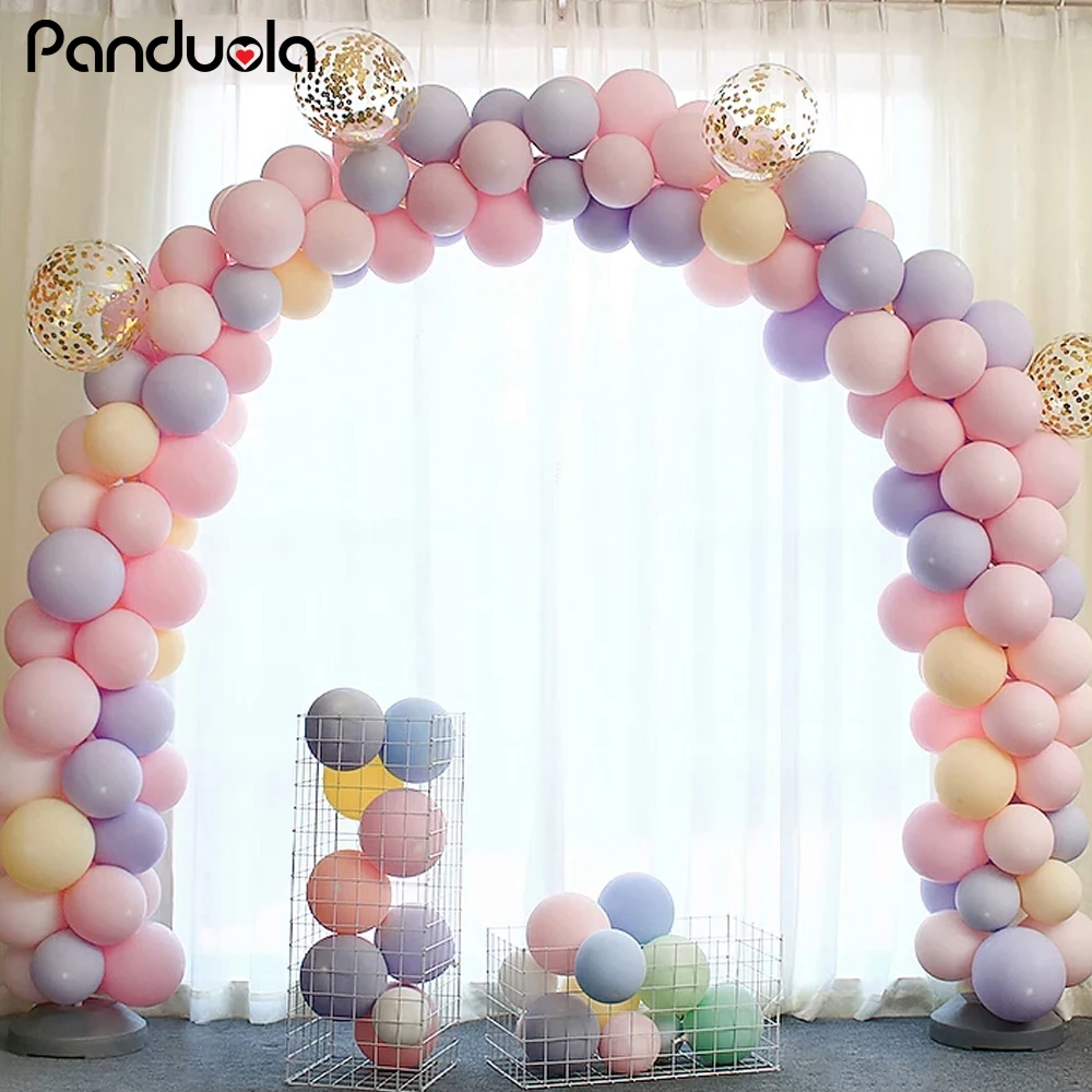 Украшения для дня рождения 18 макарон конфетных цветов воздушные шары принцесса