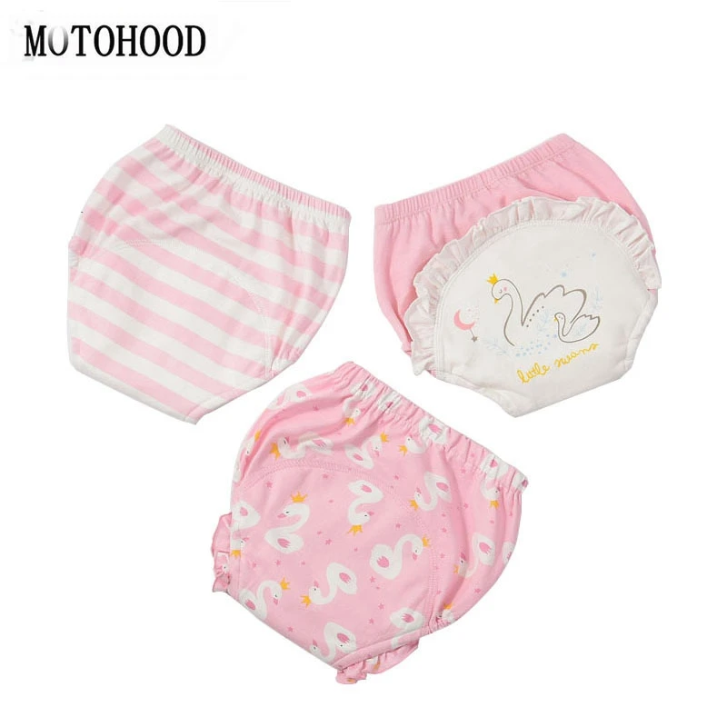 

2021 3pcs Baby Reusable Diaper Cloth Diaper Baby Underpants Learning Pee Diaper Diaper Cover Training Diaper Cover Washable