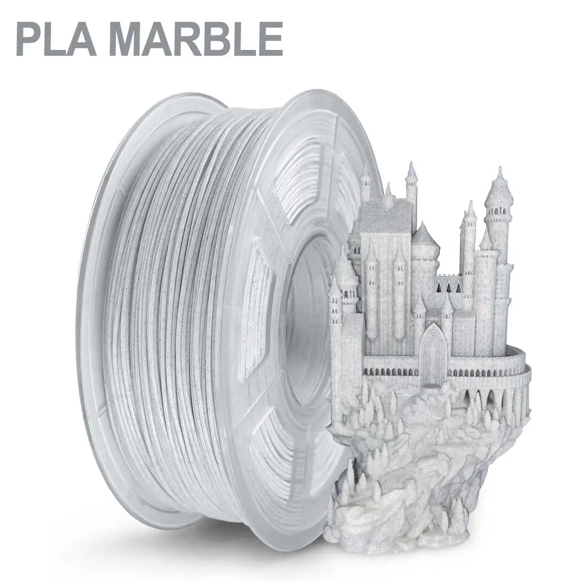 

KAIGE PLA Filament 1kg 1.75mm 3D PLA Printing Material Tolerance +/-0.02mm Marble Effect Bubble Free For 3D Pen Printing DIY
