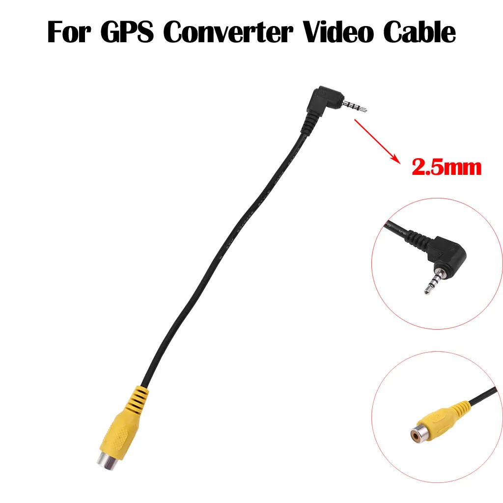 Видеокабель адаптер 2 5 мм с вилкой папа на RCA мама|Кабели адаптеры и разъемы| |