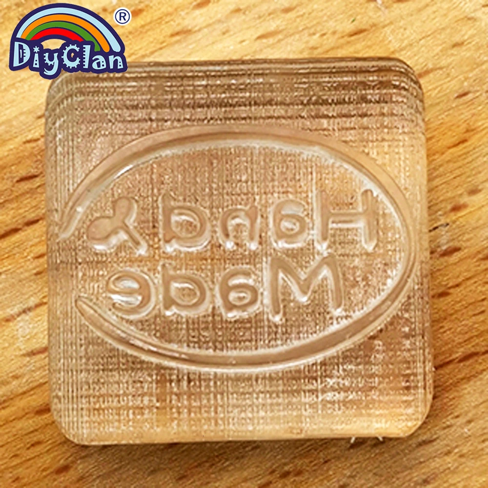 Простой стиль шаблон ручной работы мыло штамп глава DIY Ручная работа акриловая