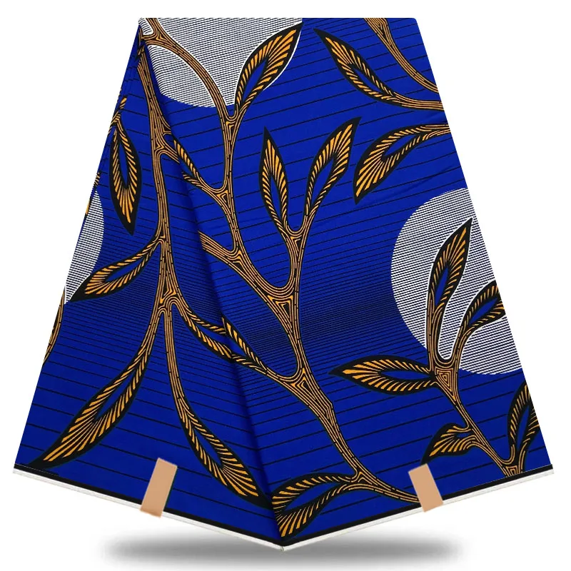 2021 Новое поступление настоящий воск в африканском стиле Анкара Гана 6 ярдов