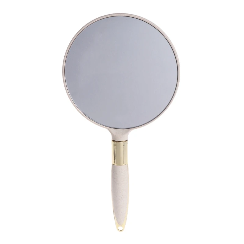 

Cute Retro Plastic Hand Held Vintage Makeup Mirror Vanity Rectangle Decorator