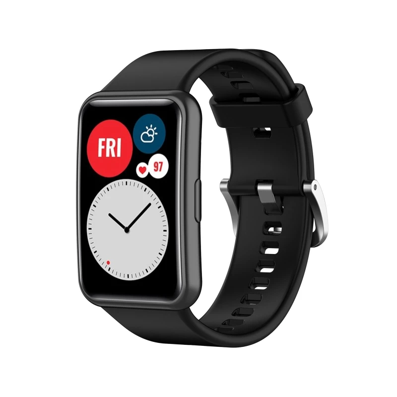 Сменный силиконовый спортивный ремешок для наручных часов 1 шт. умных HUAWEI Watch Fit