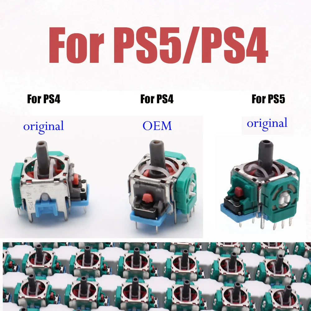 ALPS OEM 3D Potentiometer Joy Stick Analog Axis Joystick Module for Sony Playstation4 PS4 Gamepad PS5 Slim Pro Contoller | Электроника