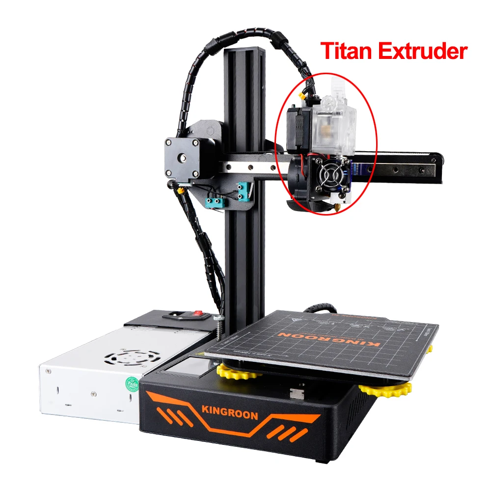 KINGROON KP3S DIY Модернизированный 3D принтер высокая точность печати печать 180*180*180 мм