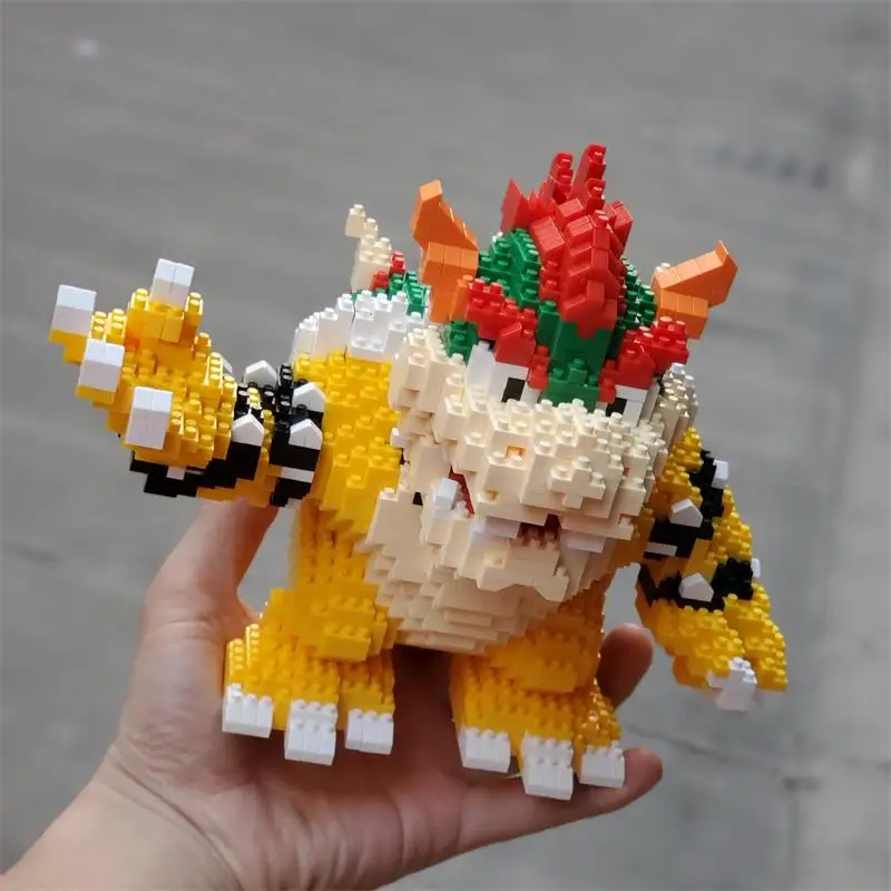 Мини-кубики ZMS сборные фигурки аниме модель Bowser строительная игрушка игрушки Yoshi