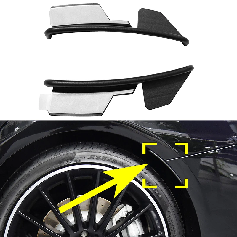 Удлинитель для бокового брызговика Mercedes CLA C117 CLA45 AMG CLA180 CLA200 CLA250 VW Golf 7