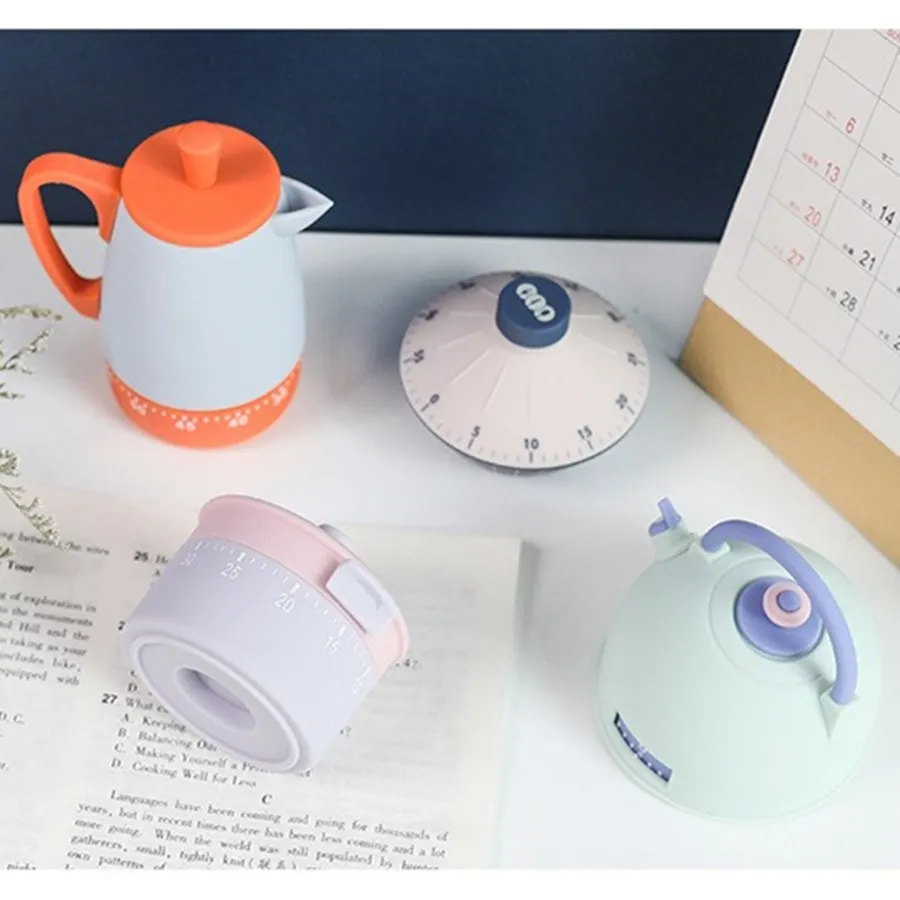 Механический таймер из АБС пластика кухонный ручные таймеры для обучения