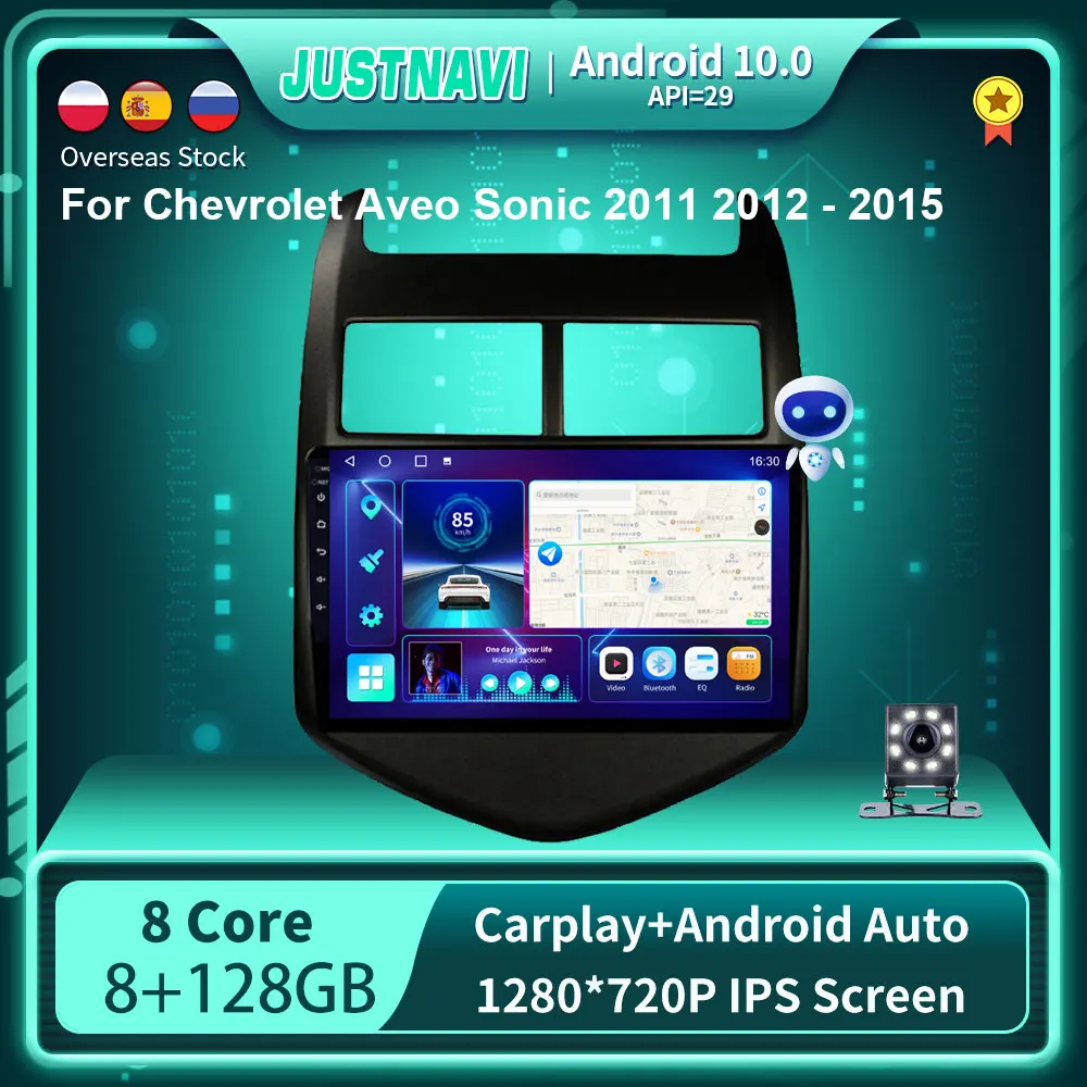 

Android 10.0 Car Radio For Chevrolet Aveo 2011-2013 Video Player Auto GPS Stereo Navigation DSP OBD 8G 128G Carplay No 2 din DVD
