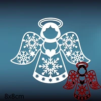 cutting metal dies hollow angel for 2020 new stencils diy scrapbooking paper cards craft making new craft decoration 8080mm