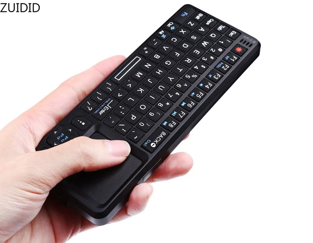 

Mini 2.4G radio frequency wireless keyboard keyboard backlit touchpad mouse for PC notebook smart TV box