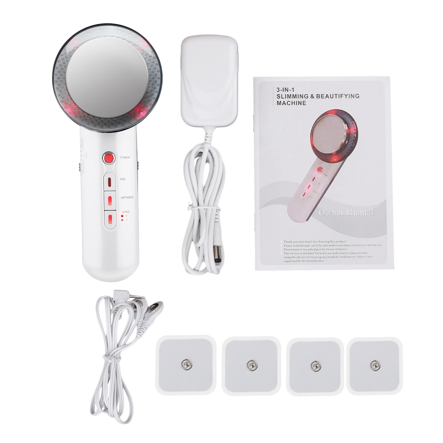 

Facial Mesotherapy Electroporation+EMS Infrared Ultrasonic Cavitation RF Radio Frequency LED Photon Face Lifting Slim Massager