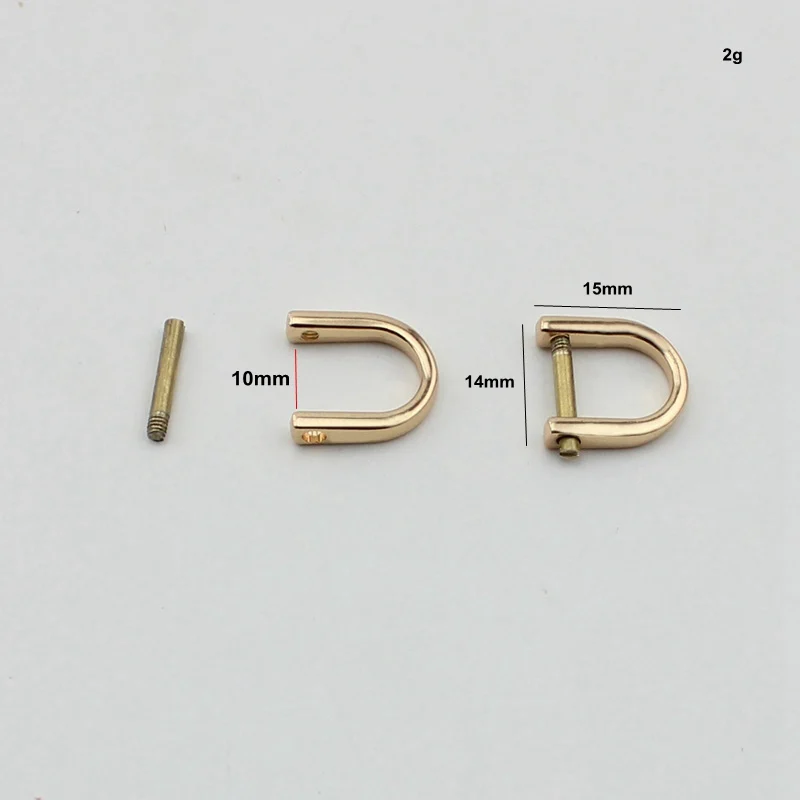 50 шт. D образные кольца для сумок 10 мм|Детали и аксессуары сумок| |