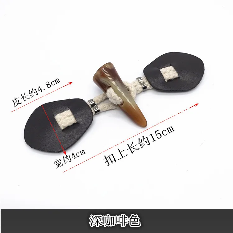 Кожаный Рог Кнопка переключения короткое пальто куртка крепежные с кожанными